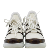 LOUIS VUITTON Archlight Mesh and Monogram Sneakers White Size 36.5