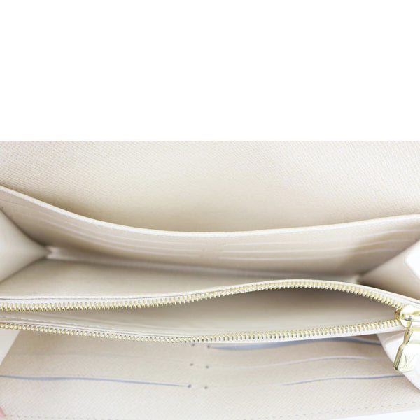 LOUIS VUITTON Sarah Damier Azur Wallet White