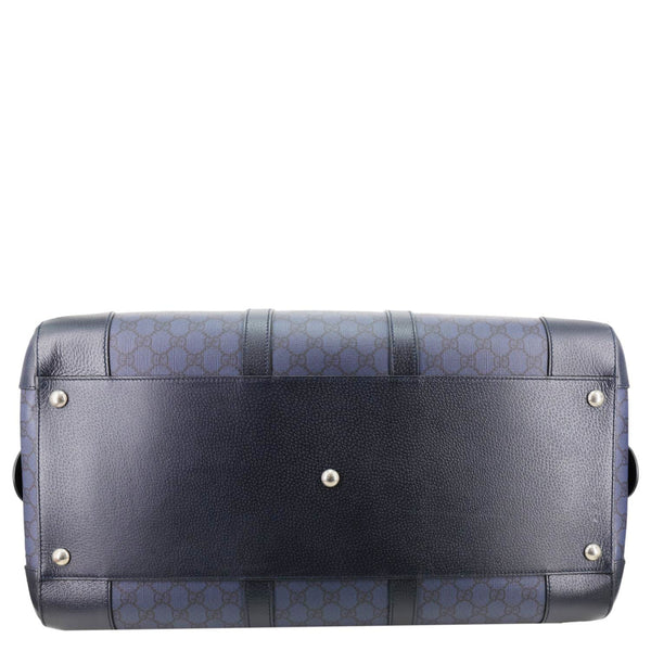 GUCCI GG Supreme Canvas Duffle Bag Navy Blue 724612