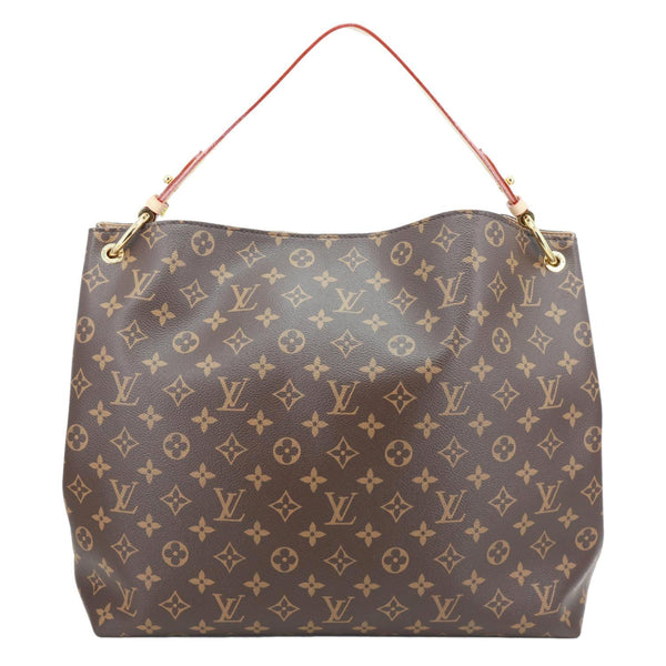 LOUIS VUITTON Graceful MM Monogram Canvas Shoulder Bag Brown