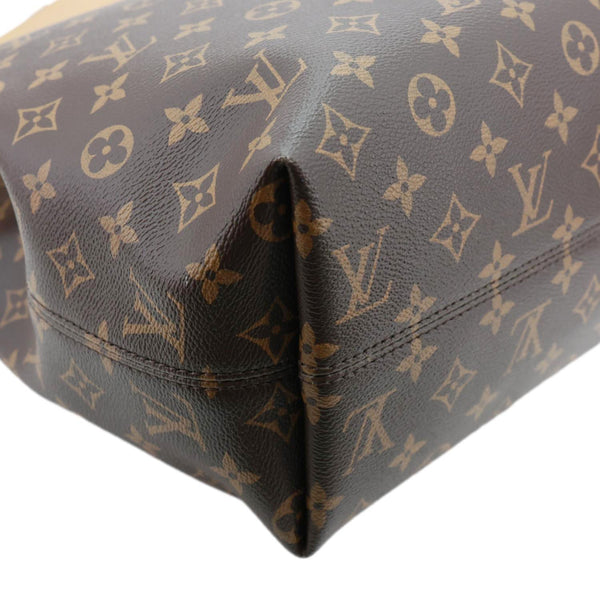 LOUIS VUITTON Graceful MM Monogram Canvas Shoulder Bag Brown