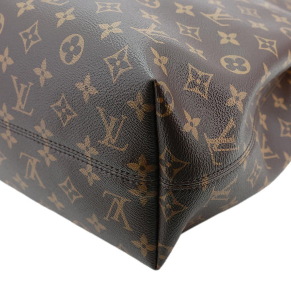 LOUIS VUITTON Graceful MM Monogram Canvas Shoulder Bag Brown