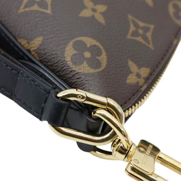 LOUIS VUITTON Cookie BB Monogram Canvas Hobo Bag Brown