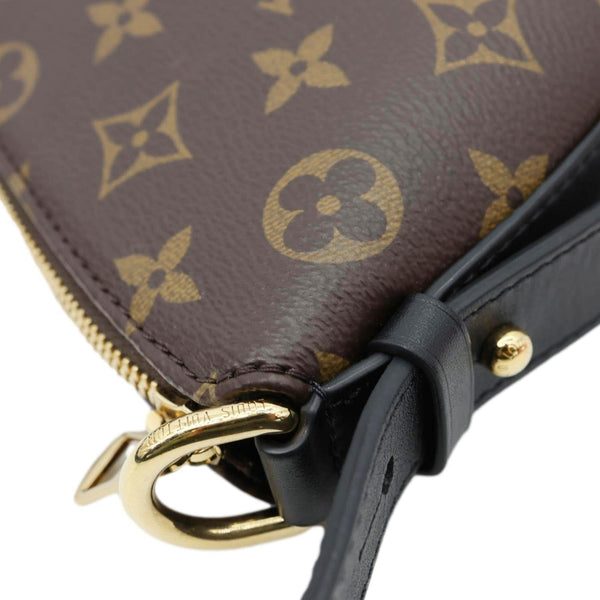 LOUIS VUITTON Cookie BB Monogram Canvas Hobo Bag Brown