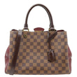 LOUIS VUITTON Brittany Damier Ebene Shoulder Bag Bordeaux