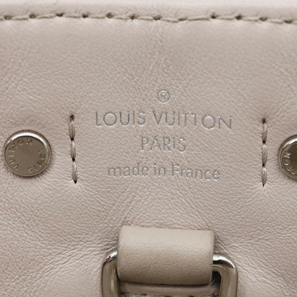 LOUIS VUITTON Pernelle Taurillon Leather Tote Bag Galet