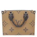 LOUIS VUITTON Onthego PM Giant Monogram Reverse Canvas Shoulder Bag Brown