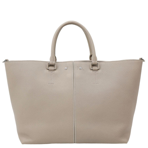 LOUIS VUITTON Pernelle Taurillon Leather Tote Bag Galet