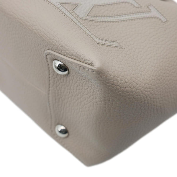 LOUIS VUITTON Pernelle Taurillon Leather Tote Bag Galet