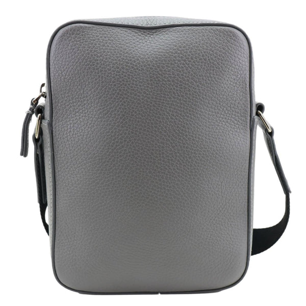 BURBERRY Thornton Small Embossed Leather Crossbody Bag Grey
