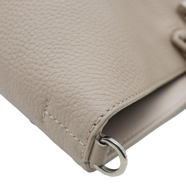 LOUIS VUITTON Pernelle Taurillon Leather Tote Bag Galet