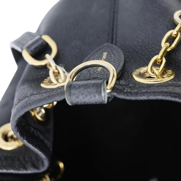 LOUIS VUITTON LV Bundle Monogram Empreinte Leather Shoulder Bag Black