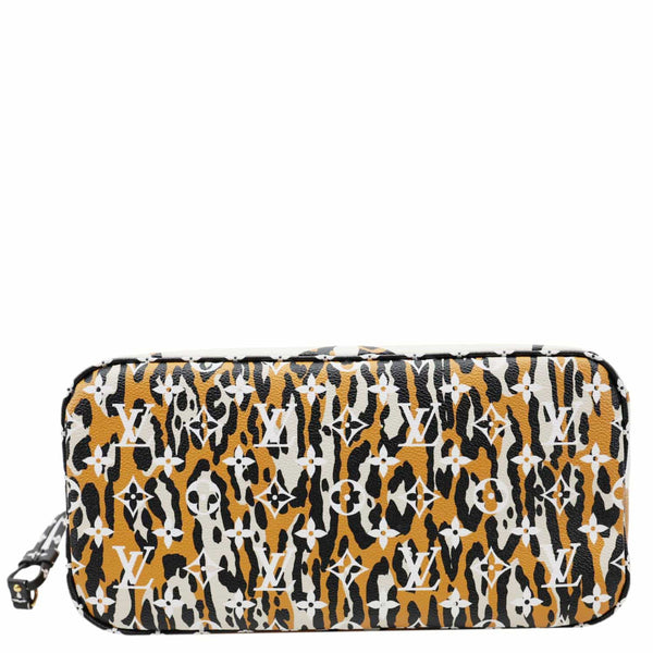 LOUIS VUITTON Neverfull MM Monogram Jungle Shoulder Bag Ivory