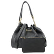 LOUIS VUITTON LV Bundle Monogram Empreinte Leather Shoulder Bag Black