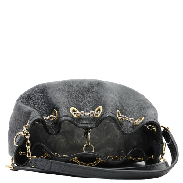 LOUIS VUITTON LV Bundle Monogram Empreinte Leather Shoulder Bag Black