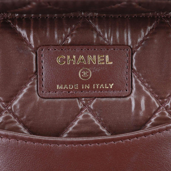 CHANEL Quilted Caviar Leather Vanity Case Black