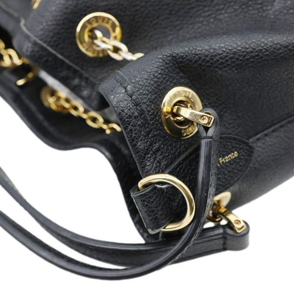 LOUIS VUITTON LV Bundle Monogram Empreinte Leather Shoulder Bag Black