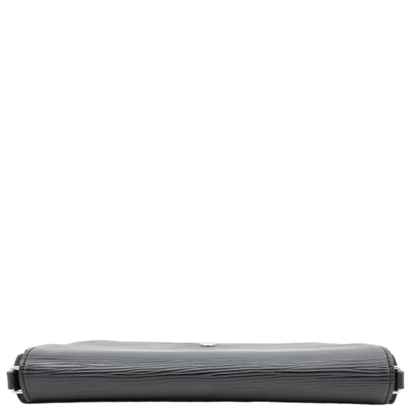 LOUIS VUITTON Felicie Pochette Epi Leather Crossbody Bag Black