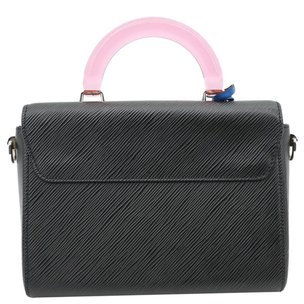 LOUIS VUITTON Twist Short Handle Epi Leather Crossbody Bag Black