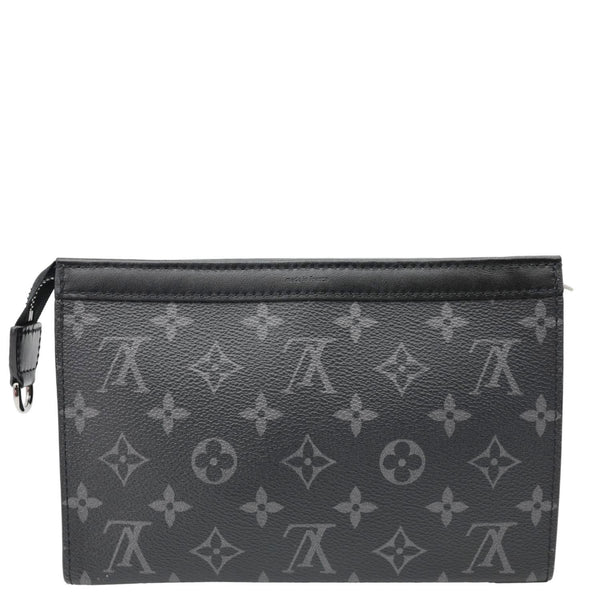 LOUIS VUITTON Gaston Wearable Monogram Eclipse Reverse Crossbody Bag Gray