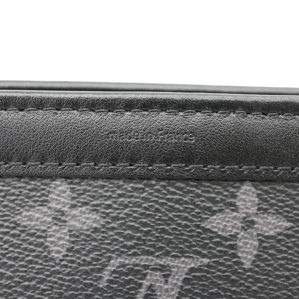 LOUIS VUITTON Gaston Wearable Monogram Eclipse Reverse Crossbody Bag Gray