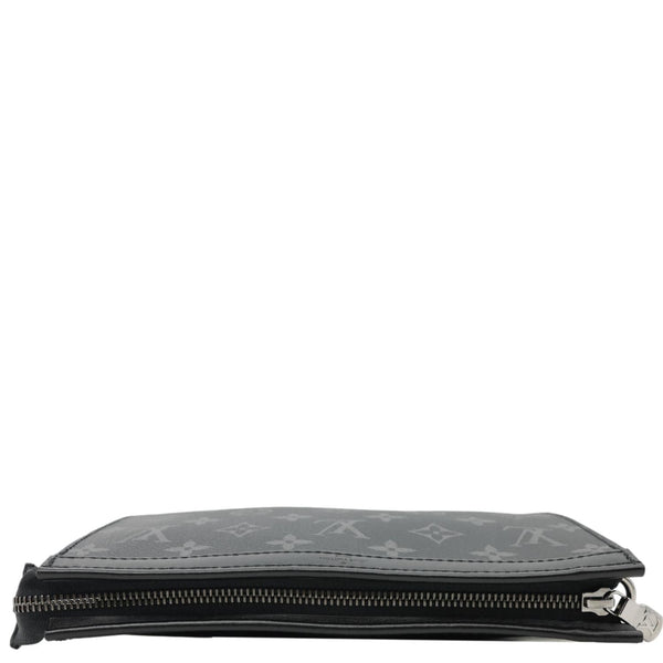 LOUIS VUITTON Gaston Wearable Monogram Eclipse Reverse Crossbody Bag Gray