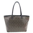 GOYARD Artois PM Chevron Print Coated Canvas Tote Bag Black