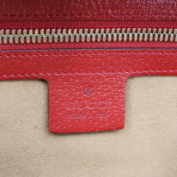 GUCCI Tian Animal Print GG Canvas Backpack Beige 427042