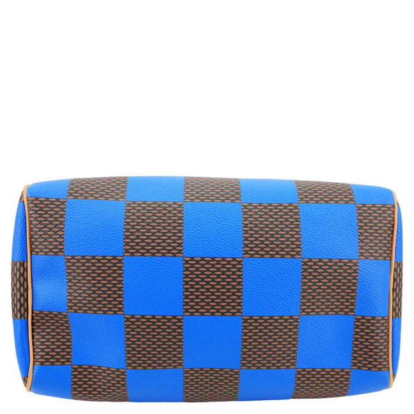 LOUIS VUITTON Speedy 25 Bandouliere Damier Pop Shoulder Bag Blue