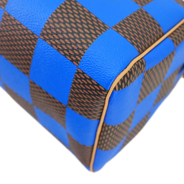 LOUIS VUITTON Speedy 25 Bandouliere Damier Pop Shoulder Bag Blue
