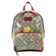 GUCCI Tian Animal Print GG Canvas Backpack Beige 427042