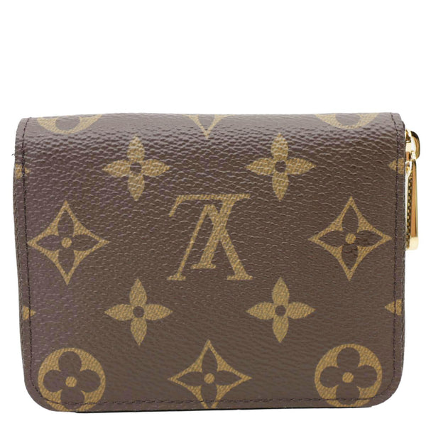 LOUIS VUITTON Monogram Canvas Zippy Coin Purse Brown