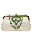 GUCCI Tom Ford Evening Python Leather Chain Shoulder Bag Gold 129016