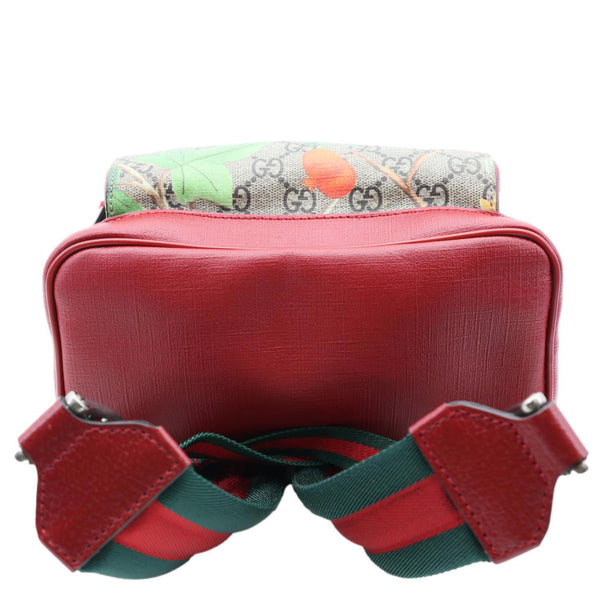 GUCCI Tian Animal Print GG Canvas Backpack Beige 427042