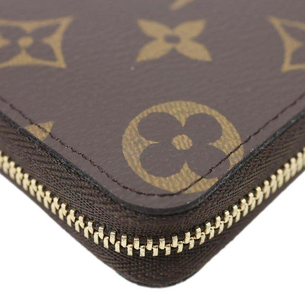 LOUIS VUITTON Monogram Canvas Zippy Coin Purse Brown
