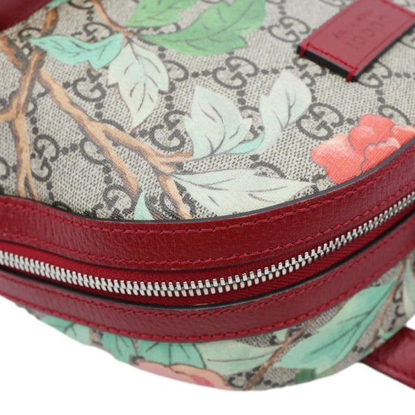 GUCCI Tian Animal Print GG Canvas Backpack Beige 427042