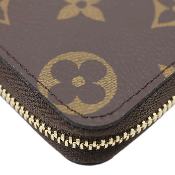 LOUIS VUITTON Monogram Canvas Zippy Coin Purse Brown