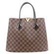 LOUIS VUITTON Kensington Damier Ebene Tote Bag Brown