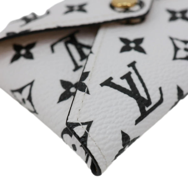 LOUIS VUITTON Kirigami Small Monogram Giant Canvas Pochette Clutch White