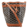 GOYARD Petit Flot Canvas Bucket Bag Black