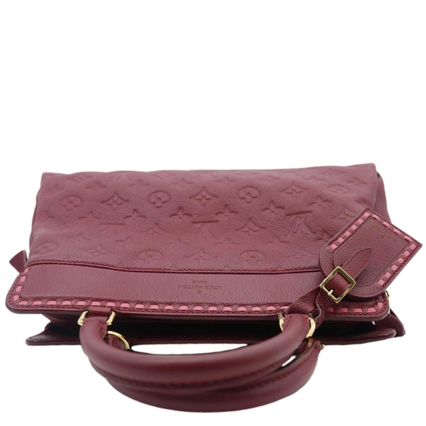 LOUIS VUITTON Vosges MM Empreinte Leather Shoulder Bag Raisin