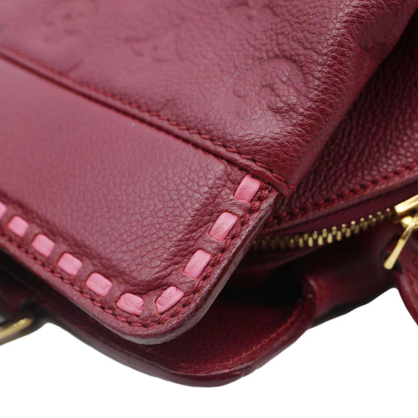 LOUIS VUITTON Vosges MM Empreinte Leather Shoulder Bag Raisin