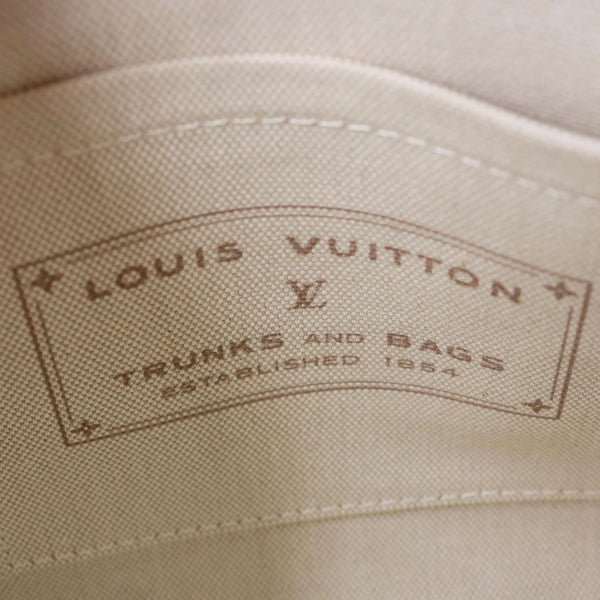 LOUIS VUITTON Speedy 20 Bandouliere Monogram Emblème Canvas Shoulder Bag Rose Ruban