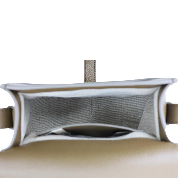 CHLOE Marcie Leather Crossbody Bag Brown