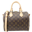 LOUIS VUITTON Speedy 25 Bandouliere Monogram Canvas Shoulder Bag Brown