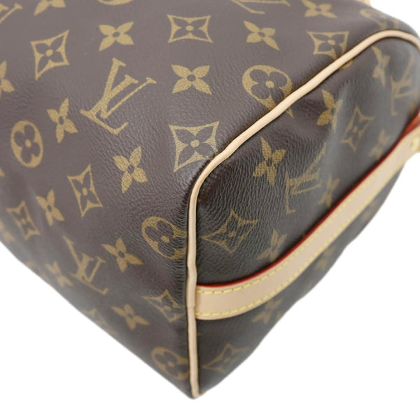 LOUIS VUITTON Speedy 25 Bandouliere Monogram Canvas Shoulder Bag Brown