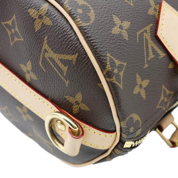 LOUIS VUITTON Speedy 25 Bandouliere Monogram Canvas Shoulder Bag Brown