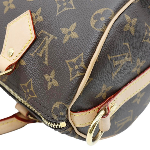 LOUIS VUITTON Speedy 25 Bandouliere Monogram Canvas Shoulder Bag Brown