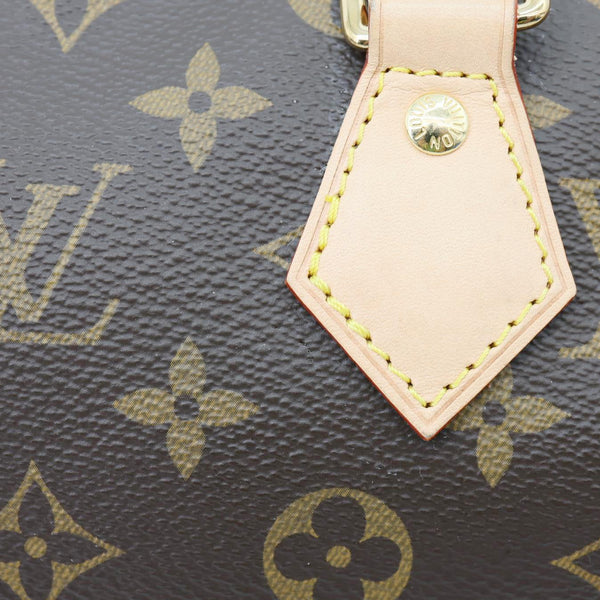 LOUIS VUITTON Speedy 25 Bandouliere Monogram Canvas Shoulder Bag Brown