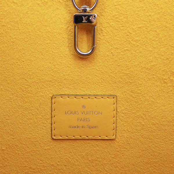 LOUIS VUITTON Neverfull MM Epi Leather Shoulder Bag Yellow